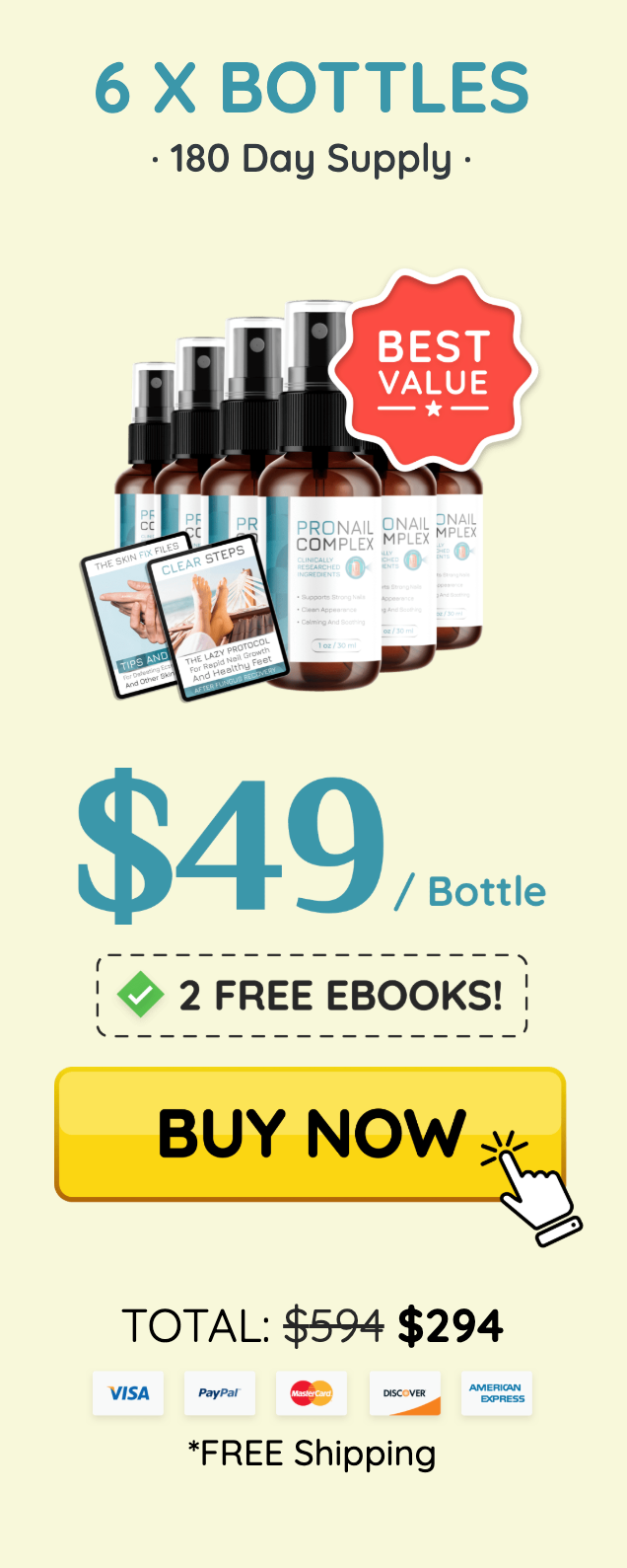 Bio Melt Pro ProNail Complex Buy 6 Bottles